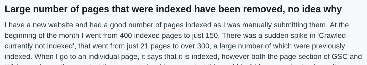 Illustration for search engine index monitoring issues